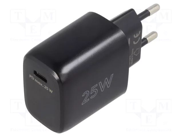 Power supply: switching; mains,plug-in; 3.3÷5.9VDC,; 25W; 79.1% GOOBAY ZSI-65367