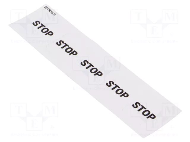 Description label; OKTRON®-JUWEL; Button marking: STOP SCHLEGEL BSOKJ202