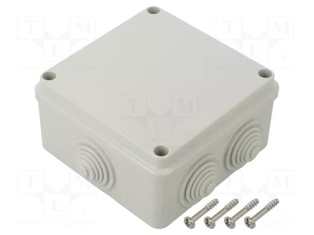 Enclosure: junction box; X: 108mm; Y: 108mm; Z: 58mm; wall mount SCAME SCAME-685.004
