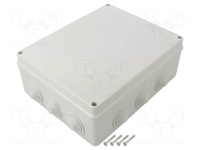 Enclosure: junction box; X: 198mm; Y: 248mm; Z: 95mm; wall mount SCAME SCAME-685.008