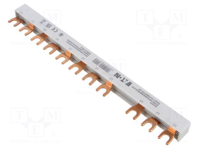 Busbar; 10mm2; Poles: 3; Urated: 240V,415V; Usurge rated: 4kV; fork EATON ELECTRIC EP-501070