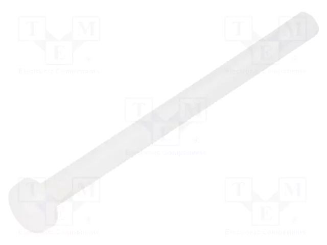 Screw; M3x40; 0.5; Head: cheese head; Pozidriv; 0.8mm; polyamide DREMEC DR8G205M3X40