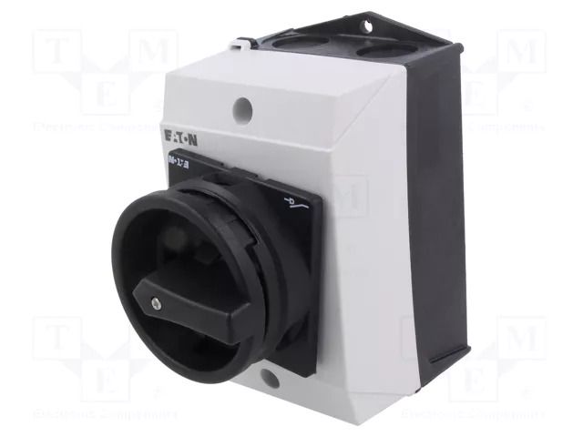 Switch: main cam switch; Stabl.pos: 2; 20A; OFF-ON; in housing EATON ELECTRIC T0-1-102/I1/SVB-SW