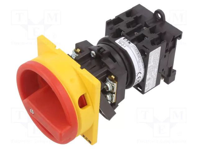 Switch: cam switch; Stabl.pos: 2; 20A; OFF-ON; for building in EATON ELECTRIC T0-2-1/V/SVB