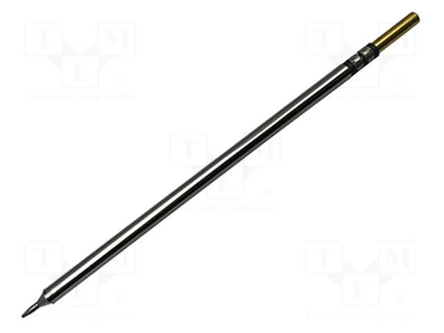 Tip; chisel; 1mm; 510°C; for soldering station METCAL CVC-9CH0010S
