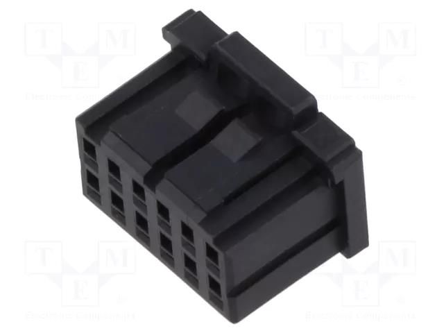 Connector: wire-board; plug; Dynamic D-1200D; female; PIN: 12; 250V TE Connectivity 1-1827864-6