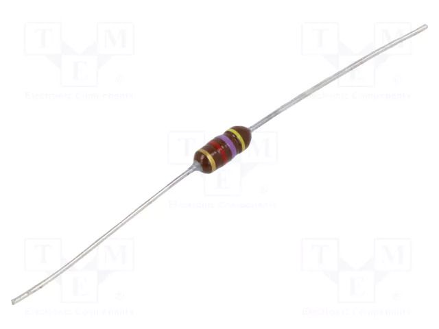 Inductor: ferrite; THT; 4700uH; 55mA; 78Ω; ±5%; Ø4x9.2mm EPCOS / TDK B78108S1475J000