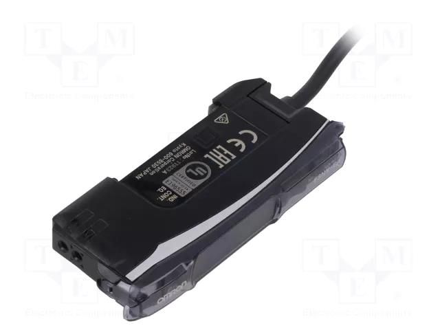 Sensor: optical fiber amplifier; PNP; Connection: lead; 2m; 100mA OMRON E3NX-CA51-2M