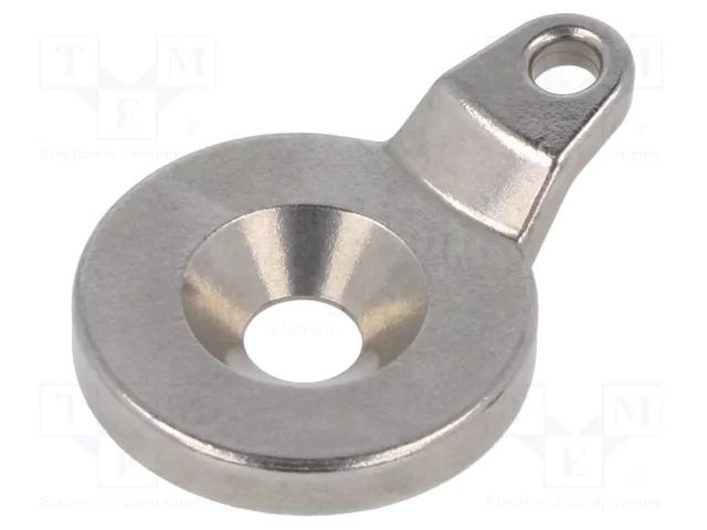 Eetaining washer; Øout: 26mm; with eyelet; stainless steel ELESA+GANTER GN2344-NI-6.4-26-E