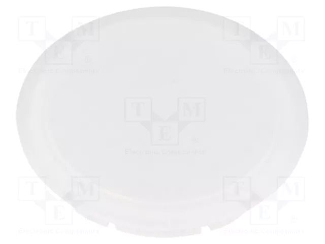 Actuator lens; RONTRON-R-JUWEL; white transparent opal SCHLEGEL K22RRWS
