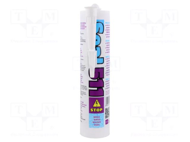 Sealant; 310ml; Temp: -15÷50°C; Flash point: 238°C; 1.46g/cm3 ANTICOR ANC-SEAL511-310ML