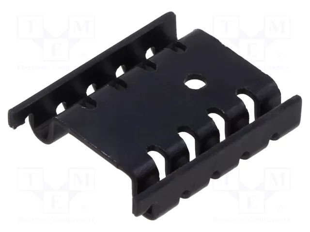 Heatsink: extruded; U; TO220; black; L: 29mm; aluminium; anodized SEIFERT ELECTRONIC KL-105/29/SW
