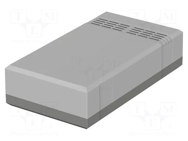 Enclosure: multipurpose; X: 112mm; Y: 200mm; Z: 50mm; vented; ELEGANT BOPLA EG2050L