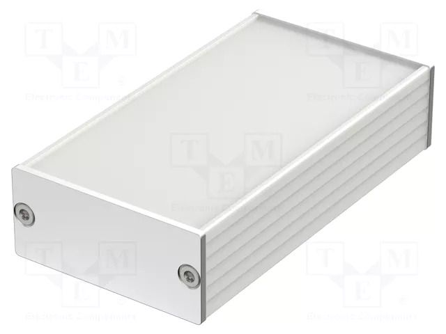 Enclosure: with panel; Filotec; X: 55.3mm; Y: 100mm; Z: 24.4mm; IP40 BOPLA F524-100-SET