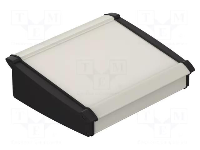 Enclosure: desktop; Alu-Topline; X: 250mm; Y: 232.6mm; Z: 86mm; IP65 BOPLA ATPH-IP23850250SET