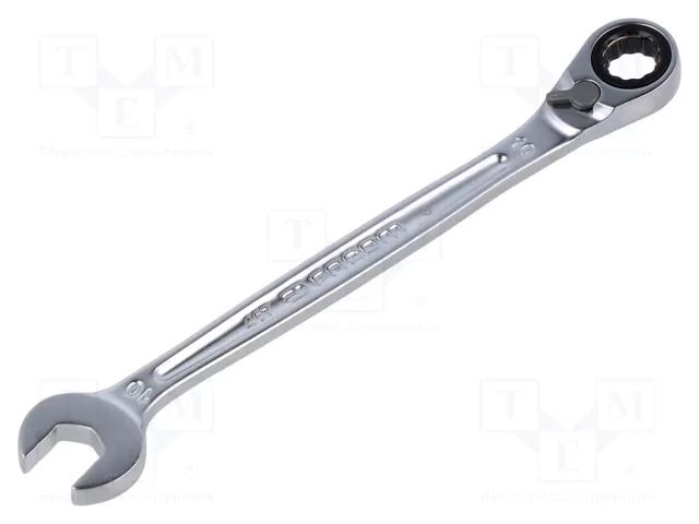 Wrench; combination spanner,with ratchet; 10mm; L: 158mm; satin FACOM FACOM-467B.10