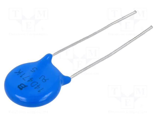 Varistor: metal-oxide; THT; 300VAC; 385VDC; 470V; 4.5kA; -40÷85°C BOURNS MOV-14D471K