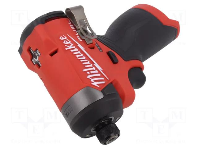 Impact driver; 0÷1700rpm,0÷2900rpm,0÷3600rpm,0÷4000rpm; 170Nm Milwaukee MW-M12FID2-0