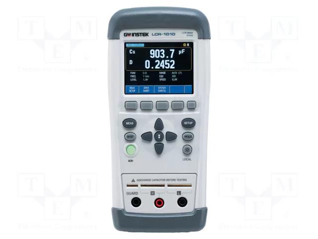 LCR meter; touch screen,LCD TFT 2,8"; (50000); 50mΩ÷10MΩ GW INSTEK LCR-1010