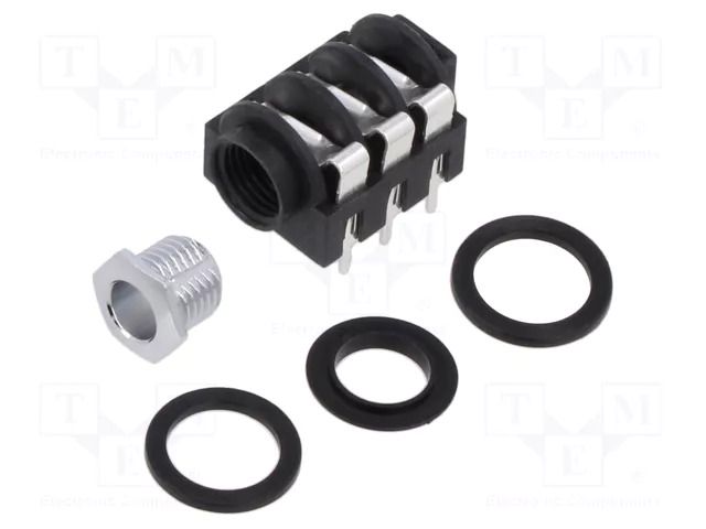 connector 1/4'' M JACK STEREO SWITCHED NEUTRIK NTR-NMJ6HCD2