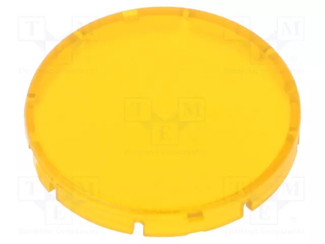 Actuator lens; RONTRON-R-JUWEL; transparent,yellow; Ø19.7mm SCHLEGEL T22RRGB