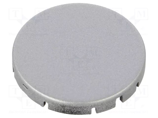 Actuator lens; RONTRON-R-JUWEL; silver; Ø19.7mm SCHLEGEL T22RRGM