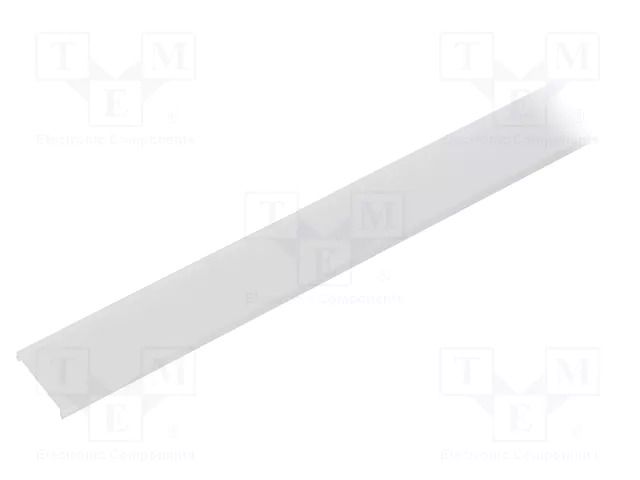 Cover for LED profiles; satin; 1m; LIGER-22; push-in KLUŚ K-B17032S-1M