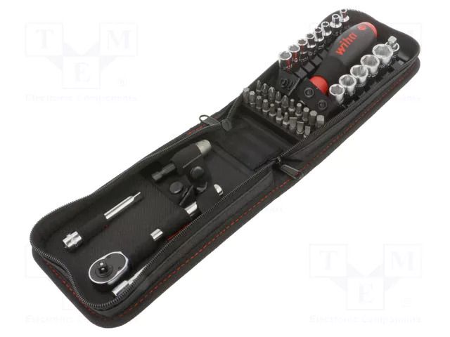 Wrench-set; 6-angles,socket spanner; 1/4"; 40pcs. WIHA WIHA.44684