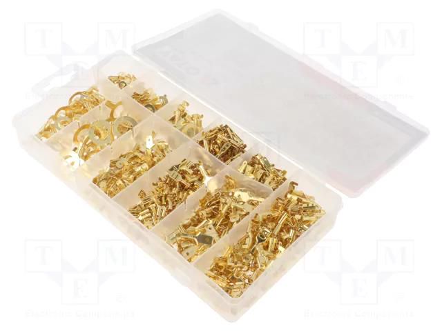 Kit: connectors; crimped; for cable; non-insulated; 750pcs. YATO YT-068685