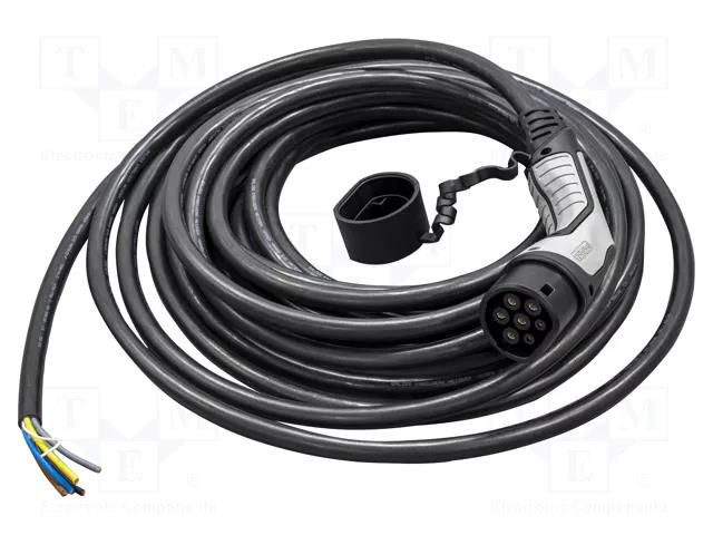 Cable: eMobility; 1x0.5mm2,5x6mm2; 480V; 26.6kW; IP44; 15m; 32A PHOENIX CONTACT 1047633