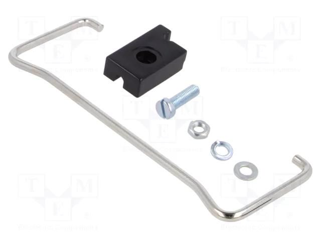 Holder; steel; H: 10mm; L: 180mm; W: 66.5mm; handle MENTOR 3786.1801