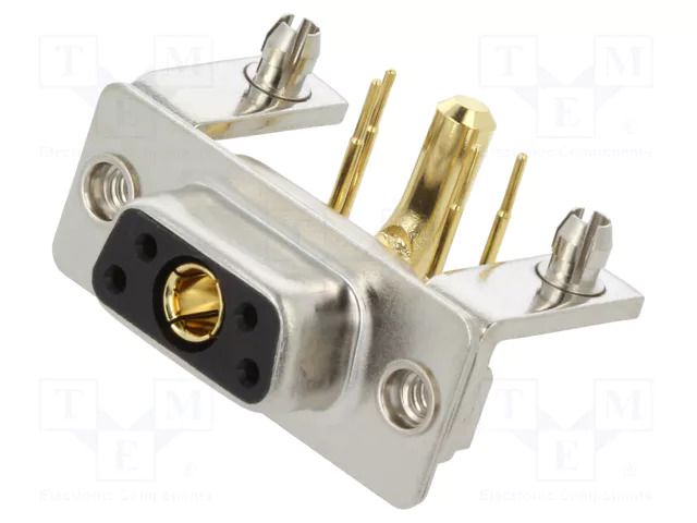 Connector: Special D-Sub; PIN: 5(1+4); plug; female; on PCBs; THT MH CONNECTORS MHCDR5W1S4