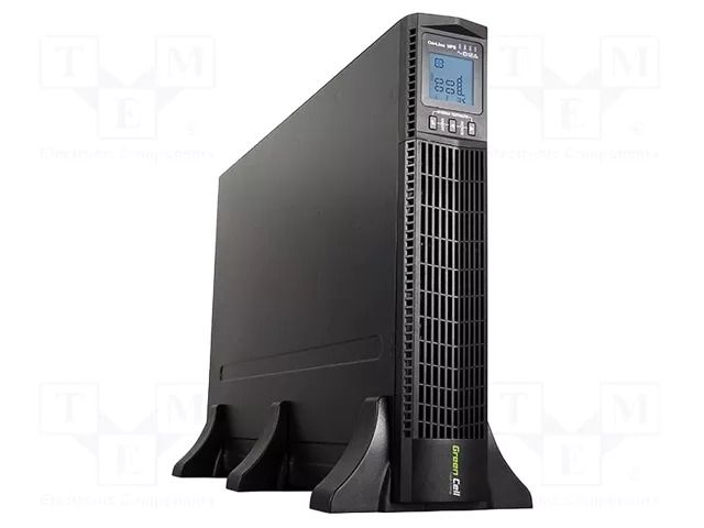 Power supply: UPS; 2.7kW; 3kVA; 207÷247V; RACK; 440x86.5x710mm GREEN CELL GC-UPS15