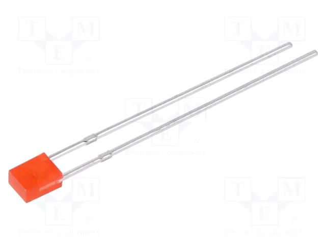 LED; red; rectangular; 2x3mm; 15÷20(typ)-25mcd; 120°; Front: flat BRIGHTEK (EUROPE) N0R35L32