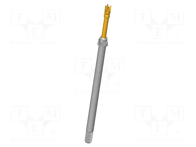 Test needle; Operational spring compression: 4mm; 16A; Ø: 1.3mm INGUN HSS-118-0078