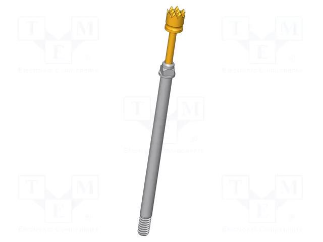 Test needle; Operational spring compression: 4mm; 5A; Ø: 2.5mm INGUN HSS-118-0291