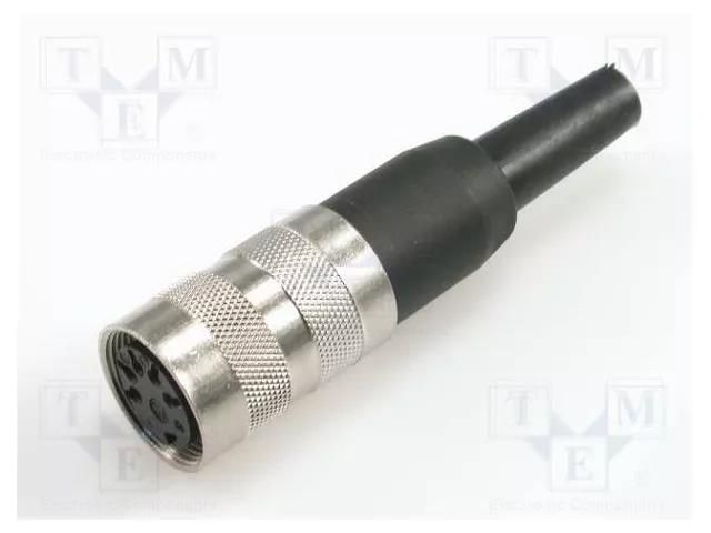 Connector: M16; plug; female; soldering; for cable; PIN: 5; 5A; 100V AMPHENOL C091-T3361-010