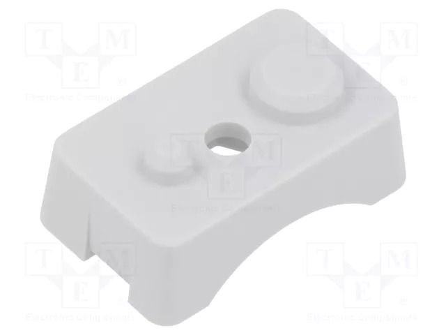 Clip; ABS; light grey; 10pcs. KRADEX ZM-ZPMJ-ABS