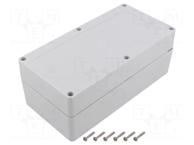 Enclosure: multipurpose; X: 100mm; Y: 200mm; Z: 75mm; ZP; ABS; IP67 KRADEX ZP20010075SJ-ABS