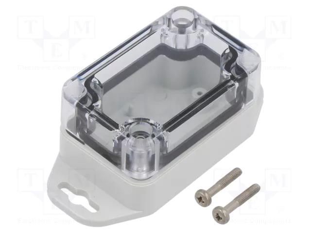 Enclosure: multipurpose; X: 40mm; Y: 60mm; Z: 30mm; ZP; polycarbonate KRADEX ZP604030SUJP-PC