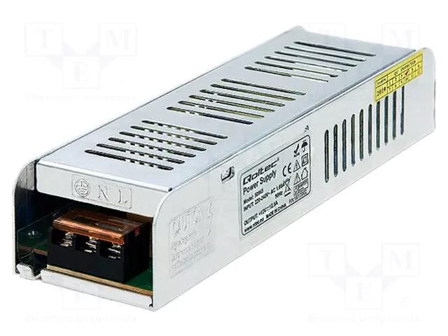 Power supply: switching; for building in; constant voltage; 100W QOLTEC QOLTEC-50966