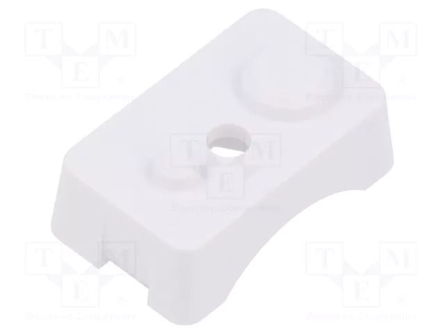 Clip; ABS; white; 10pcs. KRADEX ZM-ZPMB-ABS