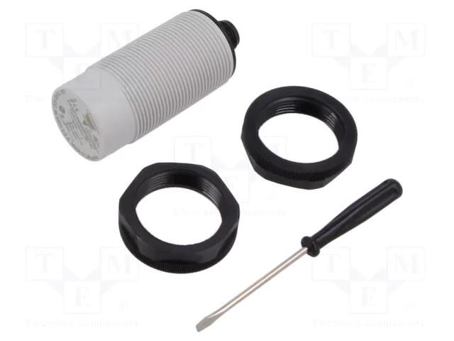 Sensor: capacitive; Range: 0÷25mm; OUT: PNP/NPN NO/NC; Housing: M30 CARLO GAVAZZI CA30CAN25BPM1IO