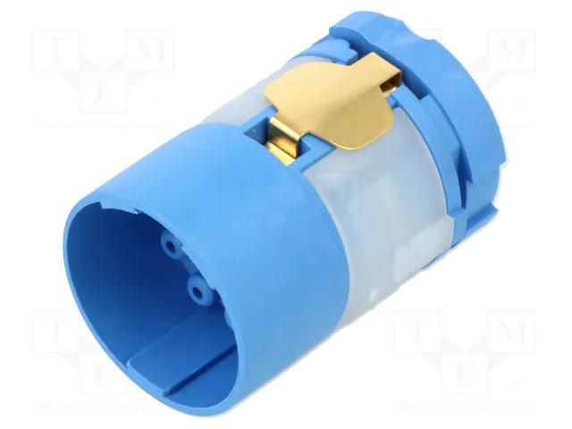 Connector: M23; contact insert; PIN: 8(4+4); male; crimped HARTING 09156083001