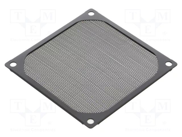 Filter; Ø80mm; aluminium; 1pcs; black; Mounting: screw; Kit: filter Akasa GRM80-AL01-BK