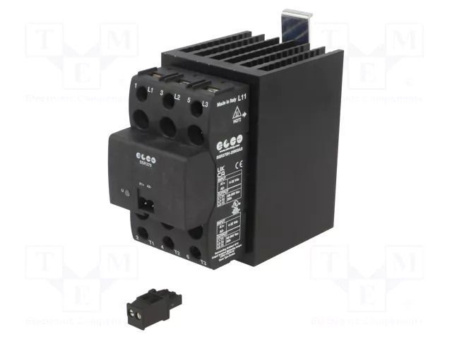 Relay: solid state; 25A; Uswitch: 48÷600VAC; 3-phase; 65x119x143mm ELCO SRL SSR370H-25600AS