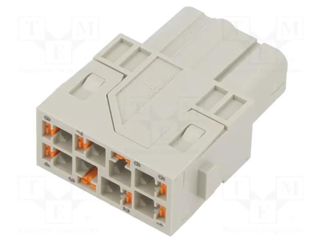 Connector: HDC; module; female; Han-Modular®; PIN: 8; push-in; 16A HARTING 09140085101