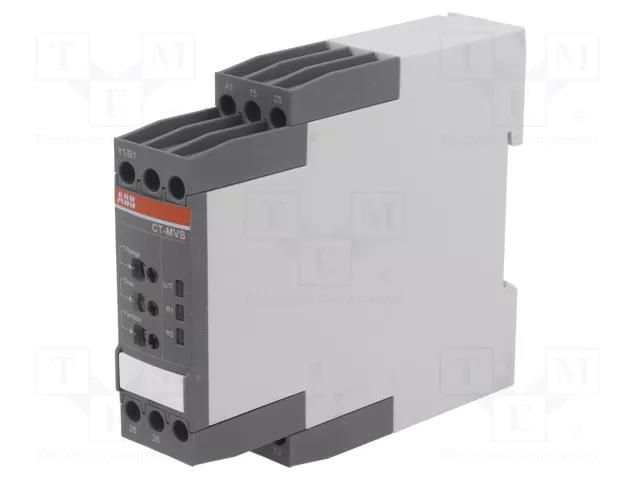 Timer; 0,05s÷300h; SPDT x2; 380÷400VAC; for DIN rail mounting ABB 1SVR730021R2300