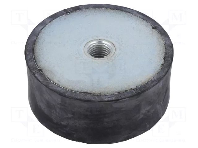 Vibration damper; Ø: 100mm; Shore hardness: 55±5; 20000N; 2000N/mm ELESA+GANTER DVA3-100-40-M16-55