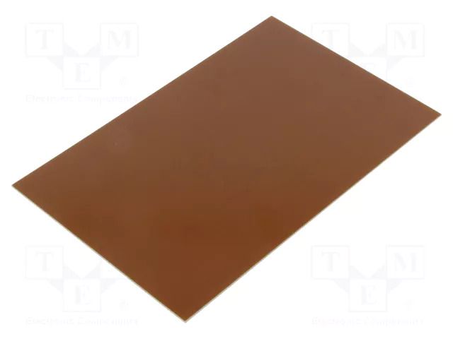 Laminate; FR4,fiberglass,epoxy resin; 0.8mm; L: 160mm; W: 100mm BUNGARD FR4100X160X08/3500